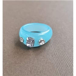 Модное кольцо из эпоксидной смолы, арт.008.205