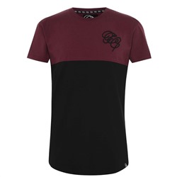 Fabric, Embroidered Panel T Shirt Mens