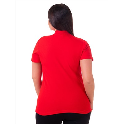 Рубашка поло женская Мос Ян Текс цвет "Красный"