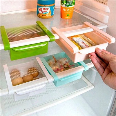 Органайзер для холодильника Homsu, 20х20х7 см, зеленый