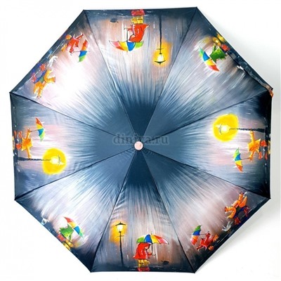 Зонт подростковый DINIYA арт.149 (2271)  полуавт 21"(53см)Х8К