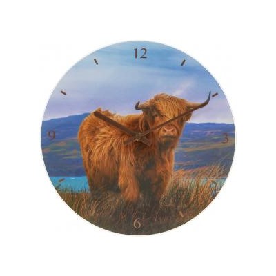 Часы настенные Шотландский бык D 30см