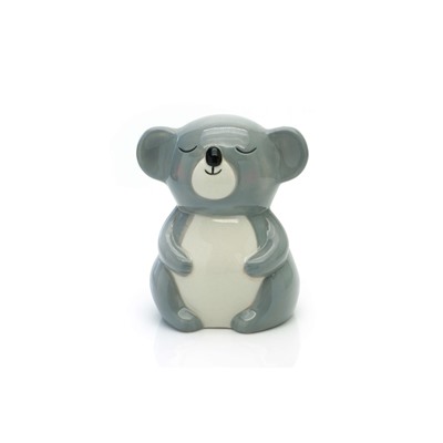 Копилка керамическая «Happy koala», grey (16 см)