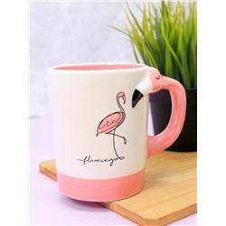 Кружка керамическая «Pink flamingo»