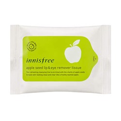 Innisfree apple seed Салфетки для снятия макияжа с экстрактом яблока (30 шт)