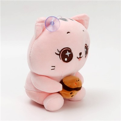 Мягкая игрушка «Котик с пирожным», цвета МИКС