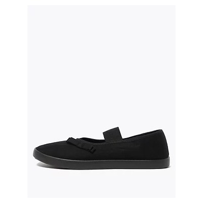 Kids' Slip-On Mary Jane Plimsolls (7 Small - 4 Large)