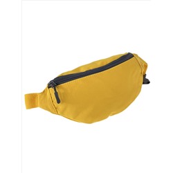 Молодежная сумка-бананка, цвет желтый
