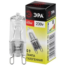 Нарушена упаковка.   Галогенная лампа G9 60W 3000К (теплый) Эра G9-JCD-60-230V-CL () C0027370