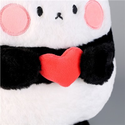 Мягкая игрушка «Панда» с сердцем, 25 см
