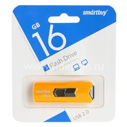 USB Flash 16GB SmartBuy STREAM желтый 2.0