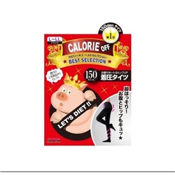 Колготки для похудения Calorie OFF (размер L-LL, 150 DEN, черные), TRAIN 1 шт