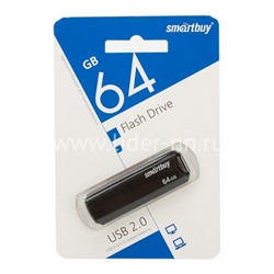 USB Flash  64GB SmartBuy CLUE черный 2.0