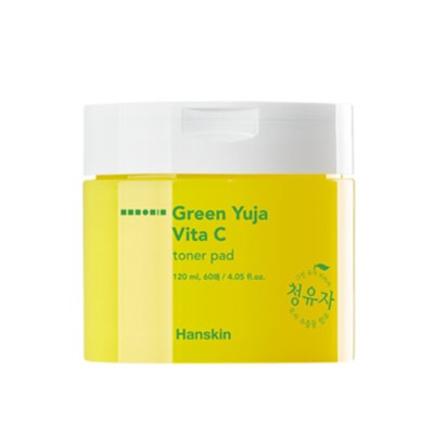 HANSKIN Green Yuja Vita C Диски с тонером   60шт