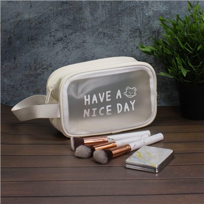 Косметичка "Have nice day", white