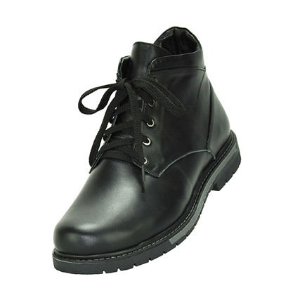 Мужские кожаные ботинки LaRose L1057 Черный: Под заказ