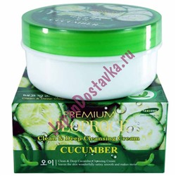 Крем для лица очищающий с экстрактом огурца Clean & Deep Cucumber Cleansing Cream Premium, DEOPROCE   300 г