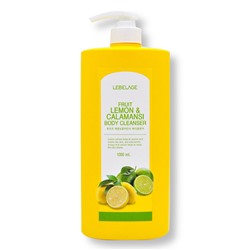 Гель для душа с экстрактами лимона и каламанси FRUIT LEMON & CALAMANSI BODY CLEANSER, LEBELAGE, 1000 мл