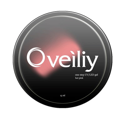Oveiliy, Камуфлирующий гель UV/LED, цвет: Hot Pink №04, 15 мл