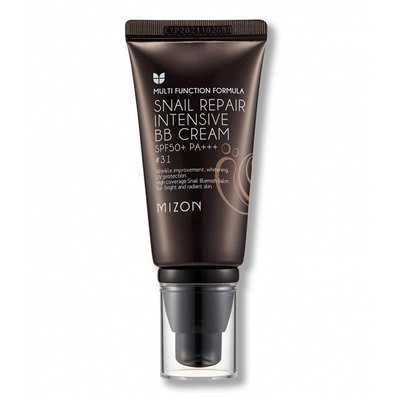 Крем ББ для лица с муцином улитки (PREMIUM) SNAIL REPAIR INTENSIVE BB CREAM #23, MIZON, 50 г