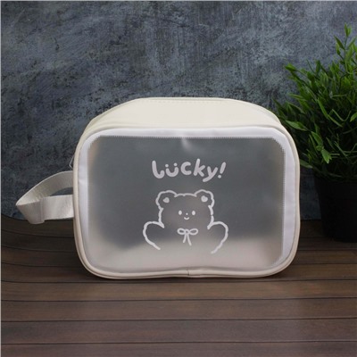 Косметичка "Lucky bear", white