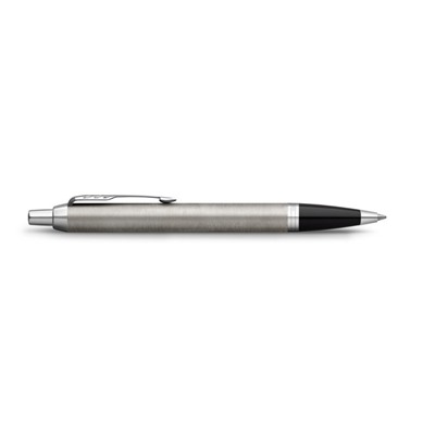 Ручка шариковая Parker IM Essential K319 Brushed Metal CT М, 1.0 мм, корпус из латуни, синие чернила