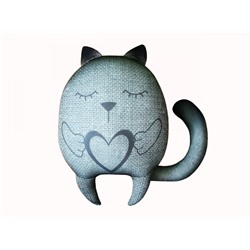 Игрушка антистресс Интерьерная котя с сердечком