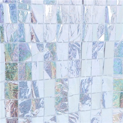 Праздничный занавес голография, 100 × 200 см, цвет серебро