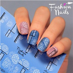 Fashion Nails, Слайдер-дизайн Aerography 45