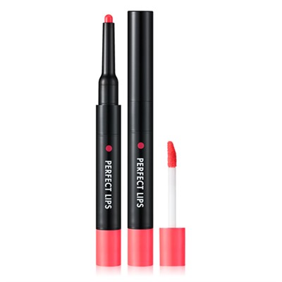 TONY MOLY Perfect Lips Double Color Тинт+карандаш для губ