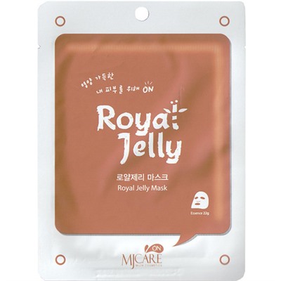 Маска тканевая с маточным молоком Royal Jelly Mask Pack, MIJIN 22 мл