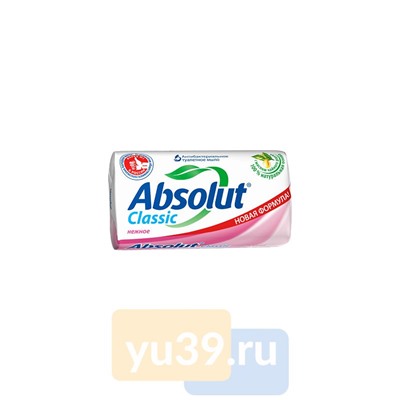 Мыло туалетное Absolut Classic Нежное, 90 гр.