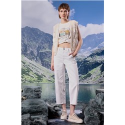 T-shirt bawełniany damski z kolekcji Tatrzański Park Narodowy x Medicine kolor beżowy