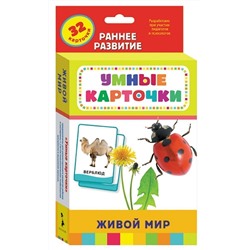 Живой мир. Развивающие карточки 0+