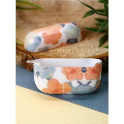 Чехол для AirPods Pro "Flower mix", orange-blue