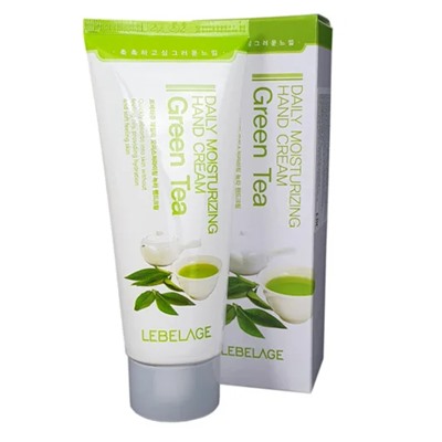 Крем для рук увлажняющий с экстрактом зеленого чая Daily Moisturizing Green Tea Hand Cream, LEBELAGE   100 мл