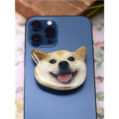 Попсокет "Smile dog"