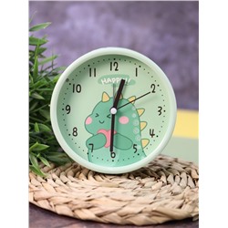 Часы-будильник «Playful dino», green