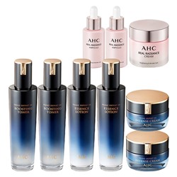 AHC Prime Expert EX  2 sets(toner-lotion-cream) + Real caviar serum+Real caviar ampoule +Real caviar cream