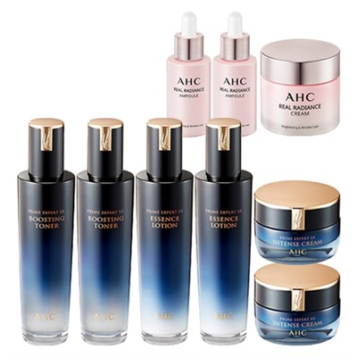 AHC Prime Expert EX  2 sets(toner-lotion-cream) + Real caviar serum+Real caviar ampoule +Real caviar cream