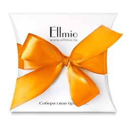 Фирменная коробочка Ellmio с оранжевым бантиком