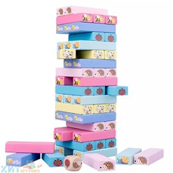 Игра Падающая башня Дженга для детей (дерево) 888-6, 888-6