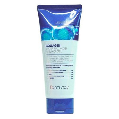 Пилинг отшелушивающий с коллагеном Collagen Water Full Moist Peeling Gel, FARMSTAY 180 мл