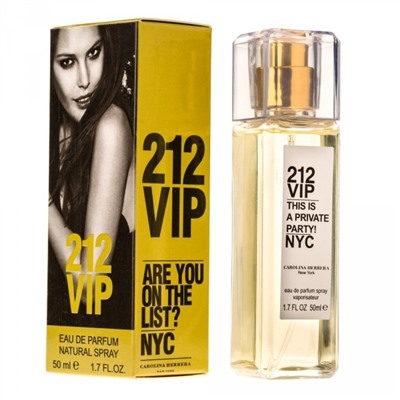 Парфюмированная вода Carolina Herrera "212 VIP", 50ml aрт. 59876