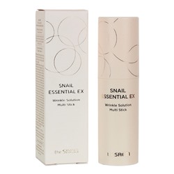 Бальзам-стик для лица антивозрастной с муцином улитки, Snail Essential EX Wrinkle Solution Multi Stick, THE SAEM, 8 г