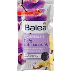 Balea (Балеа) Badeperlen "Perlen" Tiefe Entspannung расслабляющие Жемчужины для ванной с Орхидеей и Ванилью, 40 г