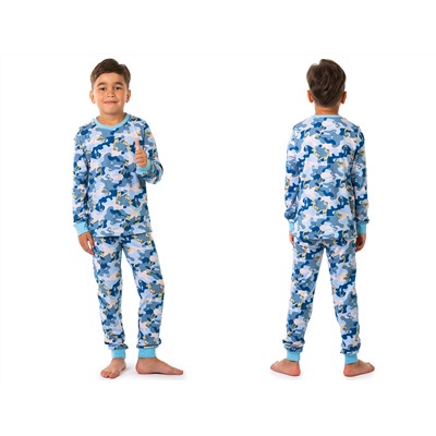 Пижама детская  BP 345-041 (КМФ синий)