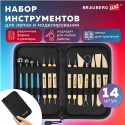 Набор инстр для лепки и модел BRAUBERG ART CLASSIC 14 шт в пенале