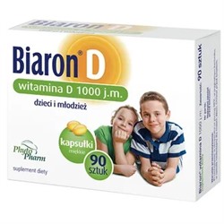 Biaron D Витамин D 1000 МЕ, 90 капсул