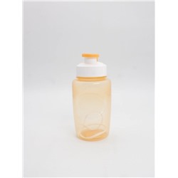 Бутылка "Fitness" с трубочкой, yellow (350 ml)